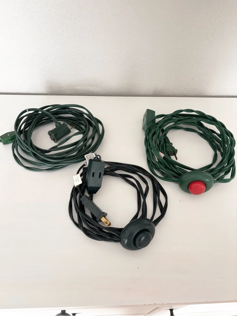 TARGET Christmas Extension Cords (3) On/ Off